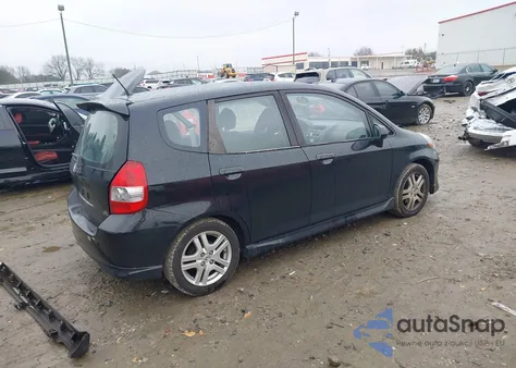 2008 Honda Fit Sport из США, поврежденный, VIN JHMGD37638S044443